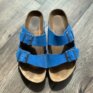 Blue Birkenstocks
